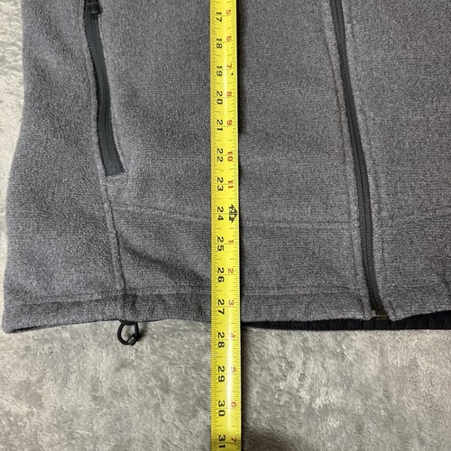 REI Polartec Fleece Vest Mens XL Gray Zip Up Pile Jacket - Picture 7 of 7