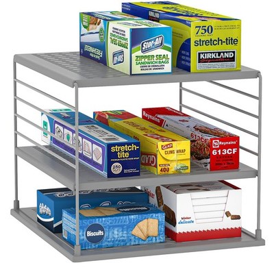 WANCHIY Upgraded Pantry Organizers and Storage- Divided Compartment Holder fo...