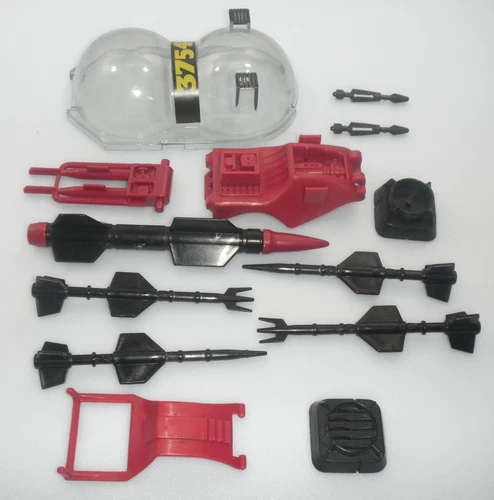 Vintage 1988 Bugg G.I. GI Joe Cobra Accessories Parts Missile Repair ARAH Lot