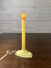 Vintage Electric Candolier Plastic Candle Wax Drip Window Light Holiday WORKS