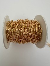 One Foot of 14K Real Gold-Filled Oval Cable Chain  E-Coated Gold-Filled Chain 