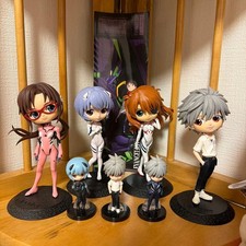 Evangelion Figure Acrylic Stand Lot Rei Asuka Kaworu Mari Illustrious
