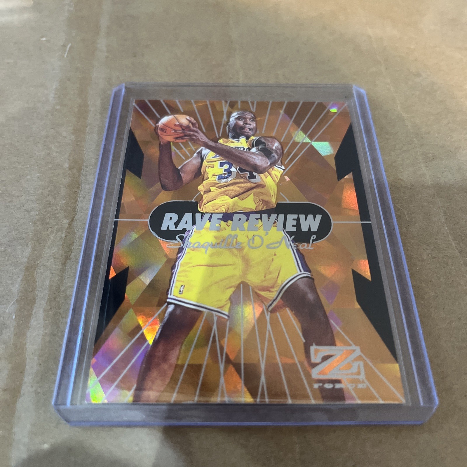 1997-98 Skybox Z-Force Rave Review #9 Shaquille O'Neal Rare SP