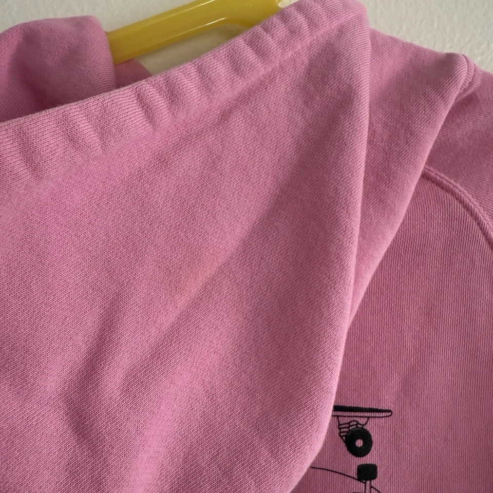 ZARA Niños Rosa Monopatín Gráfico Espalda Sudadera con Capucha Talla 7 Y / 122 cm Foto 4 de 4