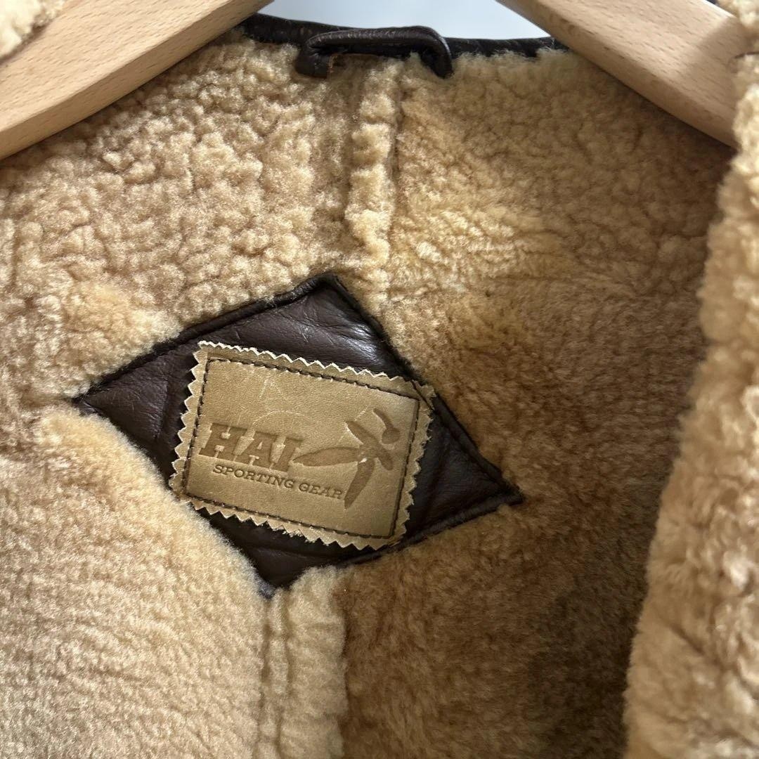 USED HAI SPORTING GEAR LEATHER PATCHWORK JACKET G… - image 10