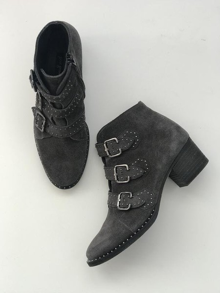 Women Paul Green Boots Grey Suede 36.5