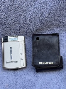ポータブルプレーヤー OLYMPUS Pearlcorder L400 Olympus Pearlcorder L400 Ultra Compact - with leather pouch & Mic