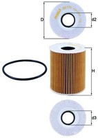 Mahle OX 776D ÖLfilter FüR CitroËN,Ford Usa,Jaguar,Land Rover,Peugeot,Vw