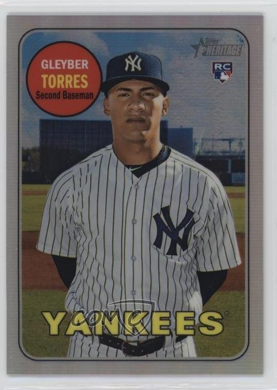 2018 Heritage High Number Chrome Refractor 503/569 Gleyber Torres Rookie RC 7sd