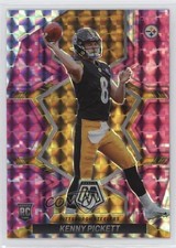2022 Panini Mosaic Rookies Pink Camo Mosaic Prizm Kenny Pickett #301 0y59