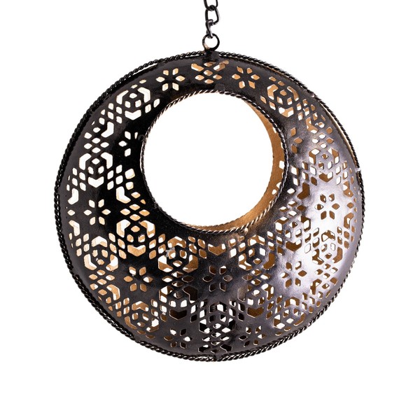 19Cm Teelichthalter Sonne Orientalisches Licht Aus Eisen Kerzenhalter Deko-image