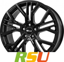 Brock B41 schwarz lackiert 8.5x19" ET36 LK5 112 ML 66.6 Alufelgen 19 Zoll