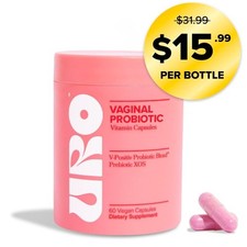 URO Women's Probiotics - 60 Count Pack of 1 - Probiotics for Women pH Balance