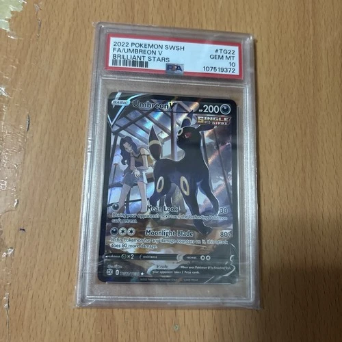 Umbreon v TG22/TG30 Swsh09 Trainer Gallery PSA 10