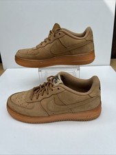 Nike Air Force 1 Low Flax Wheat Gum Size 5.5 Sneakers
