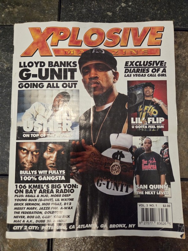 Vintage Xplosive Rap Magazine 2004 Vol 10, Outkast Cover