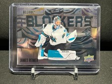 James Reimer 2022-23 Upper Deck Allure Blockers #BL-7 San Jose Sharks