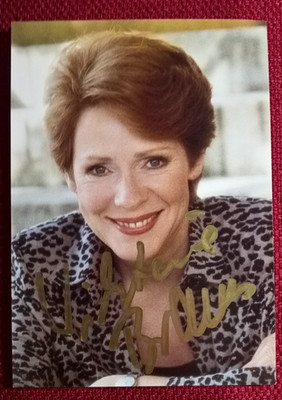 Original-Autogramm von Viktoria Brams, Farbbild-Karte, Postkartengröße