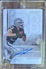 Topps 2024 Signature Class Dylan Laube Las Vegas Rookie Auto Variation Card. rookie card picture