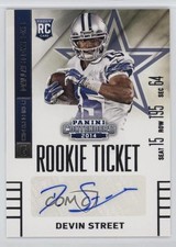 2014 Panini Contenders Devin Street (Seat Row Sec) #125 Auto c6h