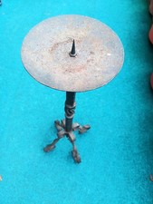 Kerzenst&auml;nder Kerzenhalter Handgeschmiedet, Eisen, Einzelst&uuml;ck