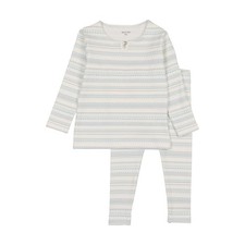 Bee Dee Kids Pajama Set Alphastripes Print Boys Holiday Gift Matching Sibling