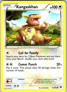 Kangaskhan 71/101 Plasma Blast Common