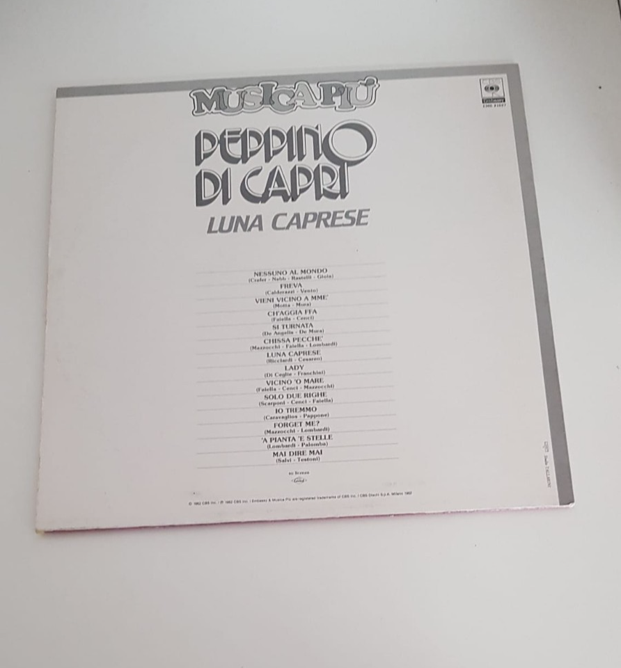 Peppino Di Capri – Luna Caprese | eBay