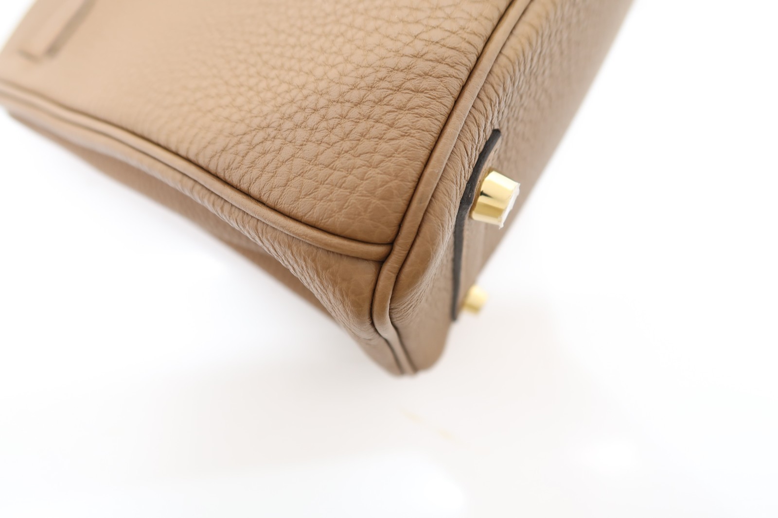 Authentic Hermes Birkin 25 togo Leather Brown Hand Bag UNUSED 3B220010SS image 4
