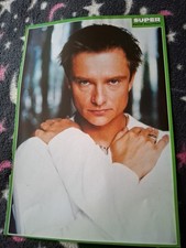 David Hallyday ,Pin Up,Eric Benet Article, from French magazine Size A/4,1 Page,