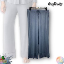 NWT Gap GapBody Women's L Soft Modal Pajamas Pants ONLY, G1225XCLMA Mercury Grey