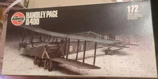 Air Fix  1/72 Scale Handley Page 0/400 Airplane Model Kit #A06007 Open Box