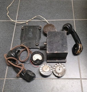 Vintage Telephony Telephone Parts Job Lot