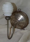 Kerosene "Little Beauty" Night Light with Original "Beehive" Milk Glass Chimney