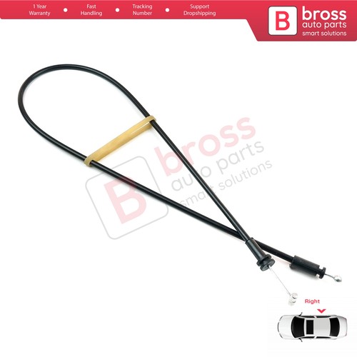 Right Sliding Inner Door Lock Cable for Renault Kangoo 1 KC Nissan Kubistar X76 - Afbeelding 5 van 7