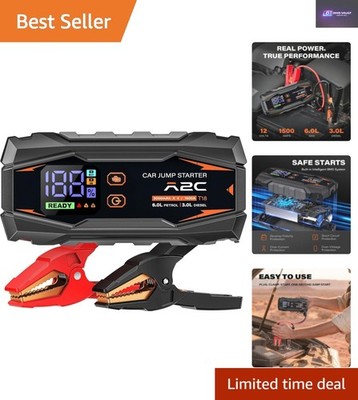 Ultimate Emergency Auto Starthilfe & Powerbank - 16800mAh mit Smart Clamps
