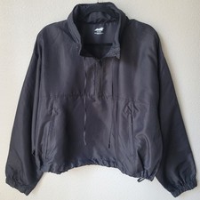 Avia Kid's Half Zip Lightweight Jacket Size XLarge (16-18) In Black