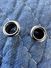 Bicycle Banana Seat Grommets Fits Schwinn Stingray & Fastback Persons Nickel