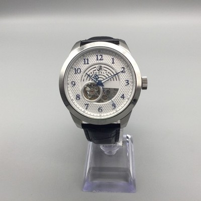 Brooklyn Automatic Watch Mens 46mm Sapphire Open Heart Black  display picture 3