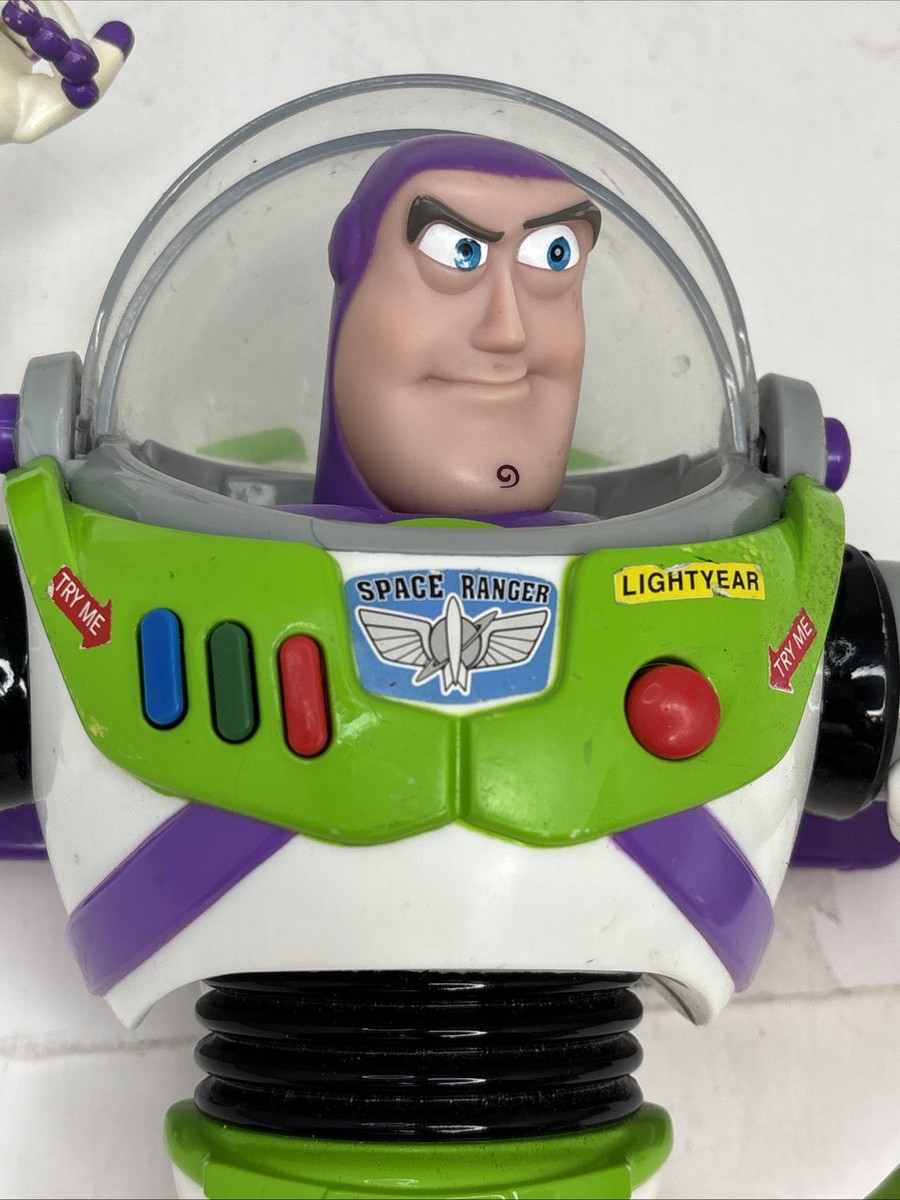 TALKING BUZZ LIGHTYEAR ULTIMATE ACTION FIGURE ORIGINAL VOICE TOY