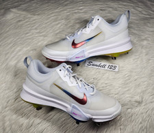 Nike Force Zoom Trout 9 Pro Metal Baseball Cleats Rainbow Men Size 7 FB2907-106