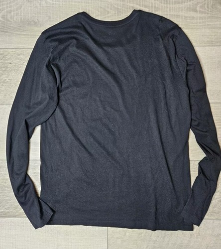 Camiseta de manga larga negra Armani Exchange para hombre talla mediana - Imagen 2 de 3
