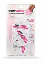 LEE 20053 Fingertip Moisteners 3/8 oz Pink Pack of 3