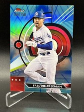 Freddie Freeman - 2023 Topps Finest - "Blue Aqua Vapor" Refractor /250