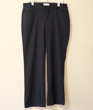Old Navy Women's Size 12 Straight Leg Black Dress Pants Slacks Stretch p53-58