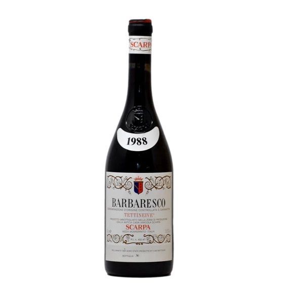 Scarpa - Barbaresco DOCG "Tettineive" 1988 0,75 lt.