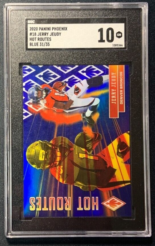 Jerry Jeudy Panini Phoenix Hot Routes #18 Base