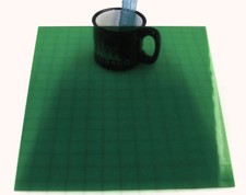 EMERALD GREEN Transparent System 96 Coe Fusible Fusing Glass Sheets OR 110 Tiles