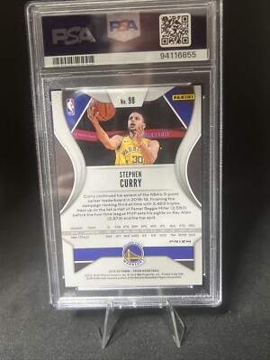 PSA 10 2019-20 Panini Prizm - Silver Prizm #98 Stephen Curry | eBay