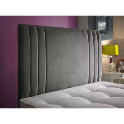 Kopfteil Plüsch Stoff gepolstert gefüttert, Diwanbett Schlafzimmermöbel 20'', 24'' Höhe